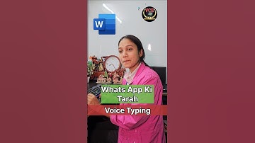 MS Word me voice typing | How to do voice typing in ms word