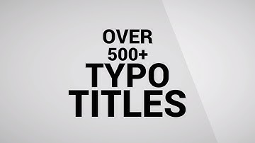 VideoMaker Fx Typography Mega Bundle 500+ Slides