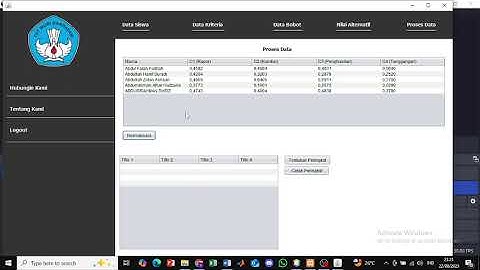 Simulasi Program Aplikasi Tugas Akhir Unindra | Redemptus De Ferento Avriliano - 202143502127