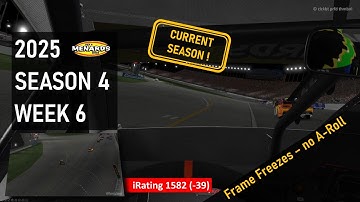 Frame Freezes at Chicagoland Speedway ARCA iRacing Season 4 2025 Week 6
