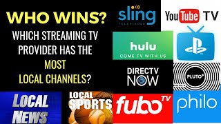 SHOWDOWN: Which Streaming TV Provider Has The Most LOCAL Channels in YOUR Area?