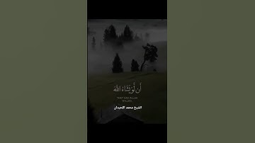 سورة الرعد - محمد اللحيدان #آيه من #سورة_الرعد #القران_الكريم#القارئ#الشيخ #محمد_اللحيدان