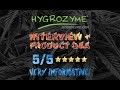 Hygrozyme interview  product qa
