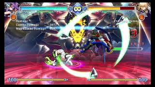 BBCF2 Izanami Fullscreen combo with wallbounce