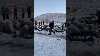 Magnus Ver Magnússon Classic Husafell carry. #strongman #strengthsports #strongmancompetition #stone