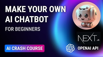 Make your own AI chatbot app with ChatGPT and Next.js, tutorial for beginners