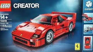 Lego creator ferrari f40 brick set toy review