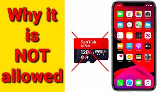 Why iPhones don't use memory card | 5 main reasons