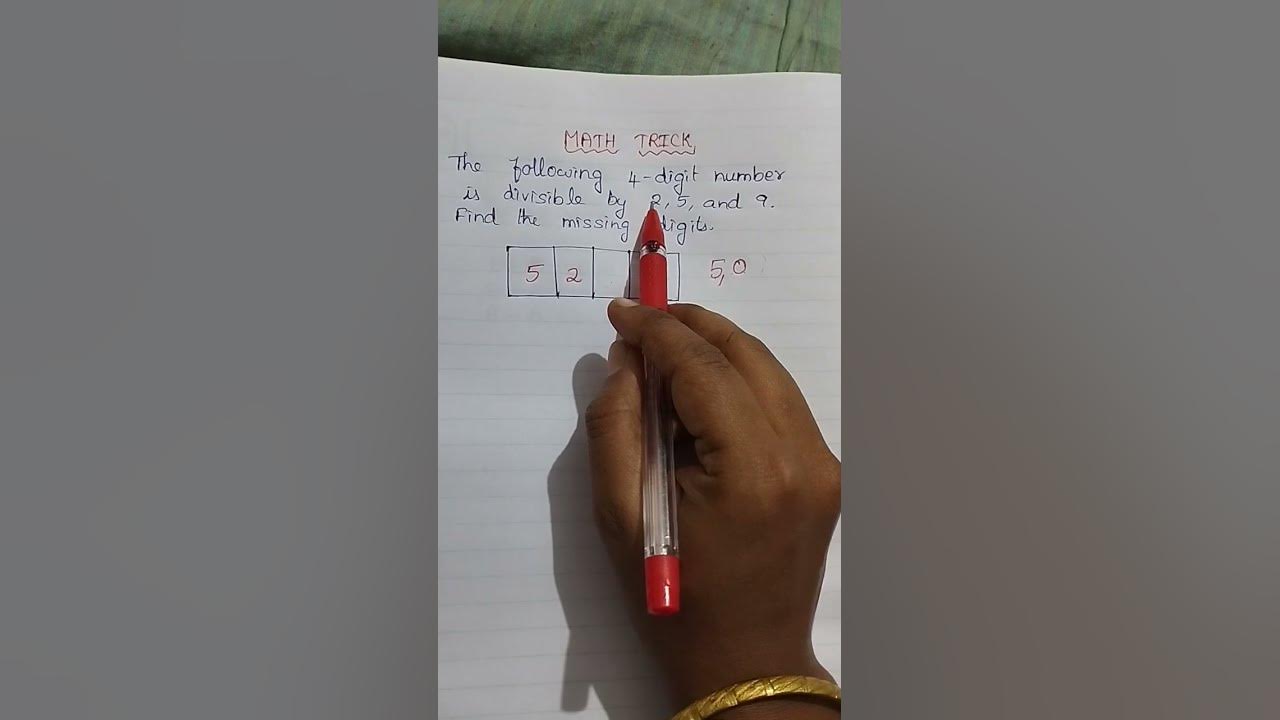 how-to-find-4-digit-number-divisible-by-2-5-and-9-how-math