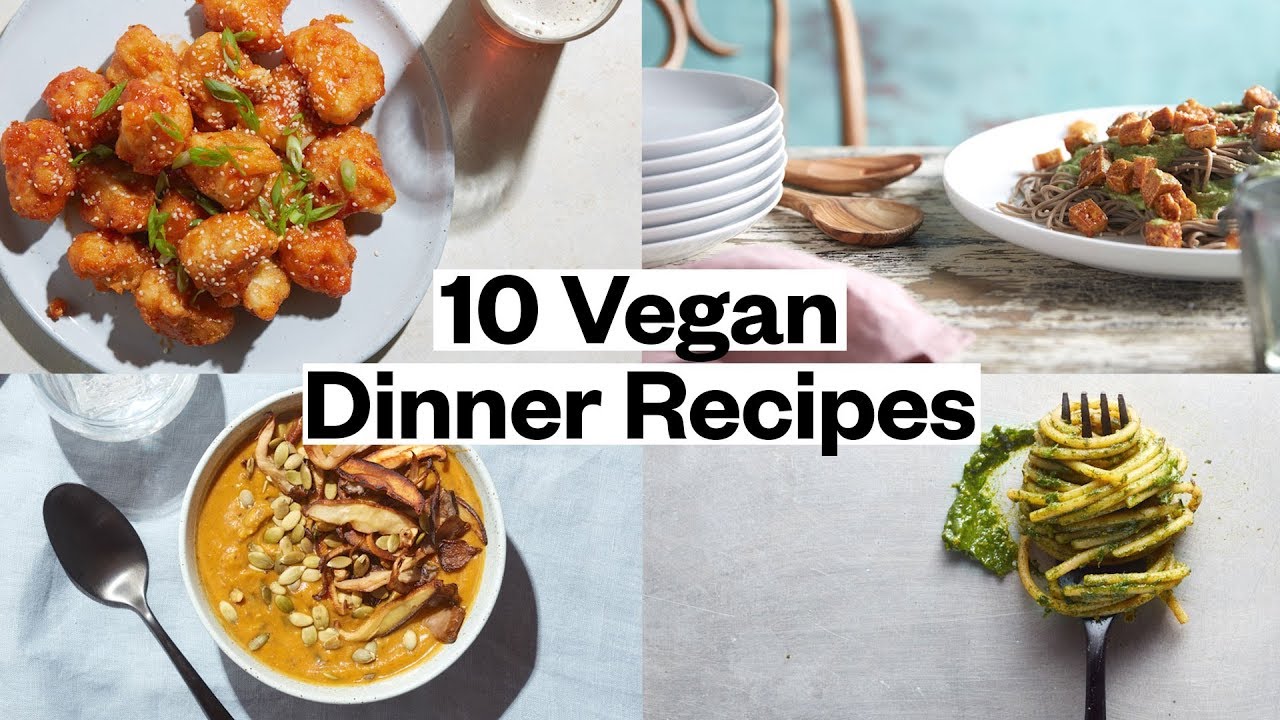 10 Vegan Dinners To Make At Home - YouTube