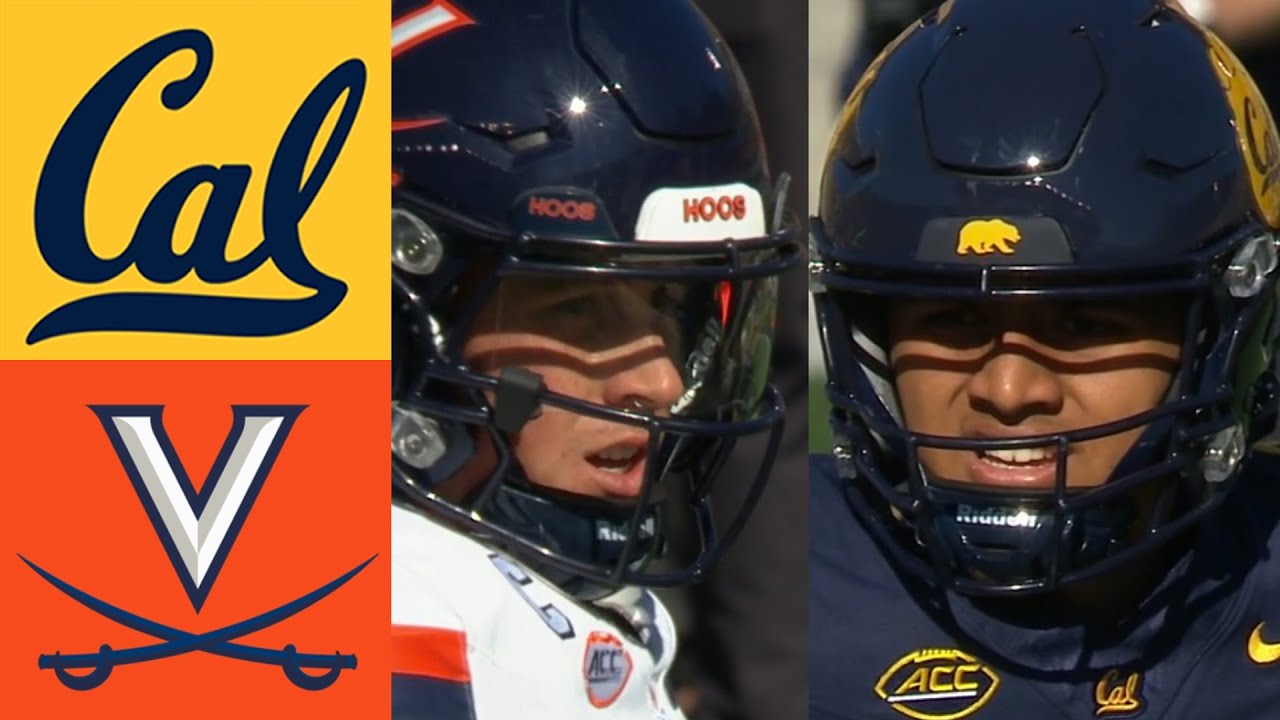 #15 Virginia vs California College Football Full Game Highlights 2025