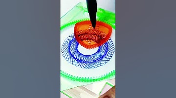 🎥 5 Unique Spirograph Patterns That Will Spark Your Imagination! 😮🔥 #ArtInspo