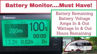 Renogy Battery Monitor Installation – Little Guy Max