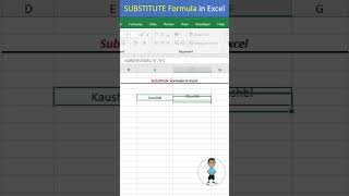 excel job interview questions substitute formula in excel #excel #exceltips #exceltutorial #shorts