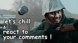 🔴 let’s chill &amp; react to your comments ! [bad pronunciation]