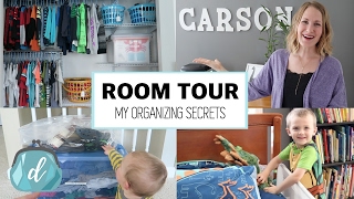 Room Tour & Closet Organization | Five Tips for Kids! Welcome to Carson