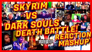 SKYRIM VS DARK SOULS: DEATH BATTLE! - REACTION MASHUP - DRAGONBORN VS CHOSEN UNDEAD - [AR]
