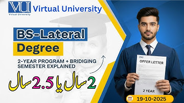 𝐕𝐔 𝐁𝐒-𝐋𝐚𝐭𝐞𝐫𝐚𝐥 𝐃𝐞𝐠𝐫𝐞𝐞 𝐀𝐟𝐭𝐞𝐫 𝐆𝐫𝐚𝐝𝐮𝐚𝐭𝐢𝐨𝐧  |  2-𝐘𝐞𝐚𝐫 𝐏𝐫𝐨𝐠𝐫𝐚𝐦 + 𝐁𝐫𝐢𝐝𝐠𝐢𝐧𝐠 𝐒𝐞𝐦𝐞𝐬𝐭𝐞𝐫  |  𝐕𝐢𝐫𝐭𝐮𝐚𝐥 𝐔𝐧𝐢𝐯𝐞𝐫𝐬𝐢𝐭𝐲