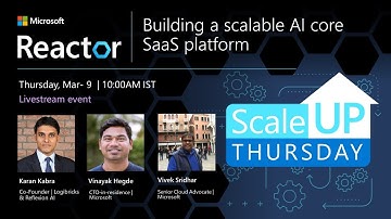 Building a scalable AI core SaaS platform | #ScaleUpThursday