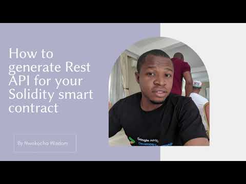 How to generate Rest API for your Solidity Smart Contract