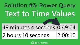 Convert Text to Time Values with Power Query (Data Cleansing Part 3)