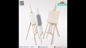 Model B] How to assemble an 5ft easel, Painting Stand, Assemble with me