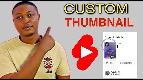HOW TO ADD  A CUSTOM THUMBNAIL TO YOUTUBE SHORTS (New method)