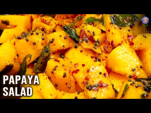 Papaya Salad - Simple, Easy To Make Homemade Healthy, Nutritious Salad Recipe By Annuradha Toshniwal | Rajshri Food