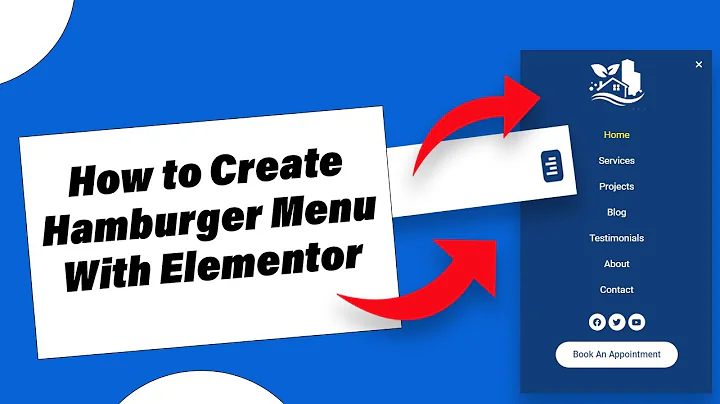 How to create Hamburger Menu Using Elementor & Elementor Pro in 2025