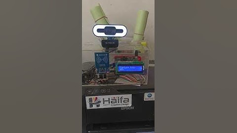 Video Produk Alat Sistem Absensi menggunkan RFID dan Camera