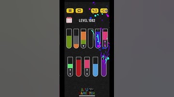 Water Sort puzzle level 1082 | AYU Gamester #shorts