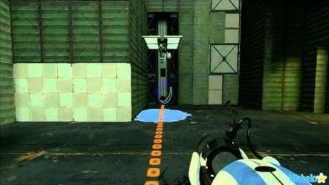 Portal 2 Co-Op Walkthrough - Atlas: "Mobility Gels" Course 5 Chamber 1