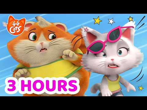 44 Cats | Wake up, it’s Saturday! ☀️ 3 HOURS of pawsome adventures!