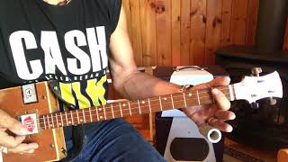 I won’t back down Tom Petty lesson for 3 string Cigar Box Guitars