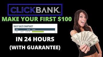 How To Make Your First $100 On Clickbank In Just 24 Hours | Step By Step Tutorial | Copy My Method