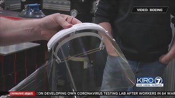 "VIDEO: Boeing delivers first set of face shields for health workers on front lines