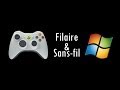 Manette de xbox 360 filaire et sansfil sous windows