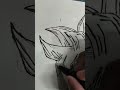 DRAWING OF GOKU 🔥#youtubeshort #edit #gokuedit#gamingenthusiast