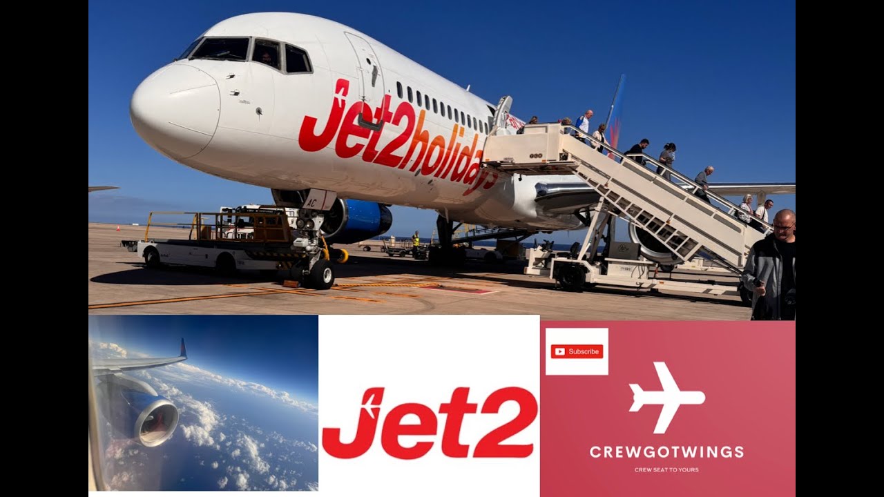 Jet2 B757-200 Manchester to Fuerteventura
