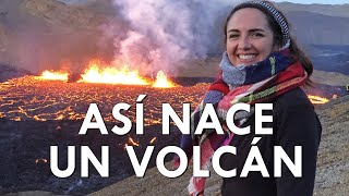 Erupción de un volcán en Islandia 2022 - Nacimiento de un volcán y un río de lava