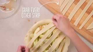 Easiest Ever Lattice Pie Crust