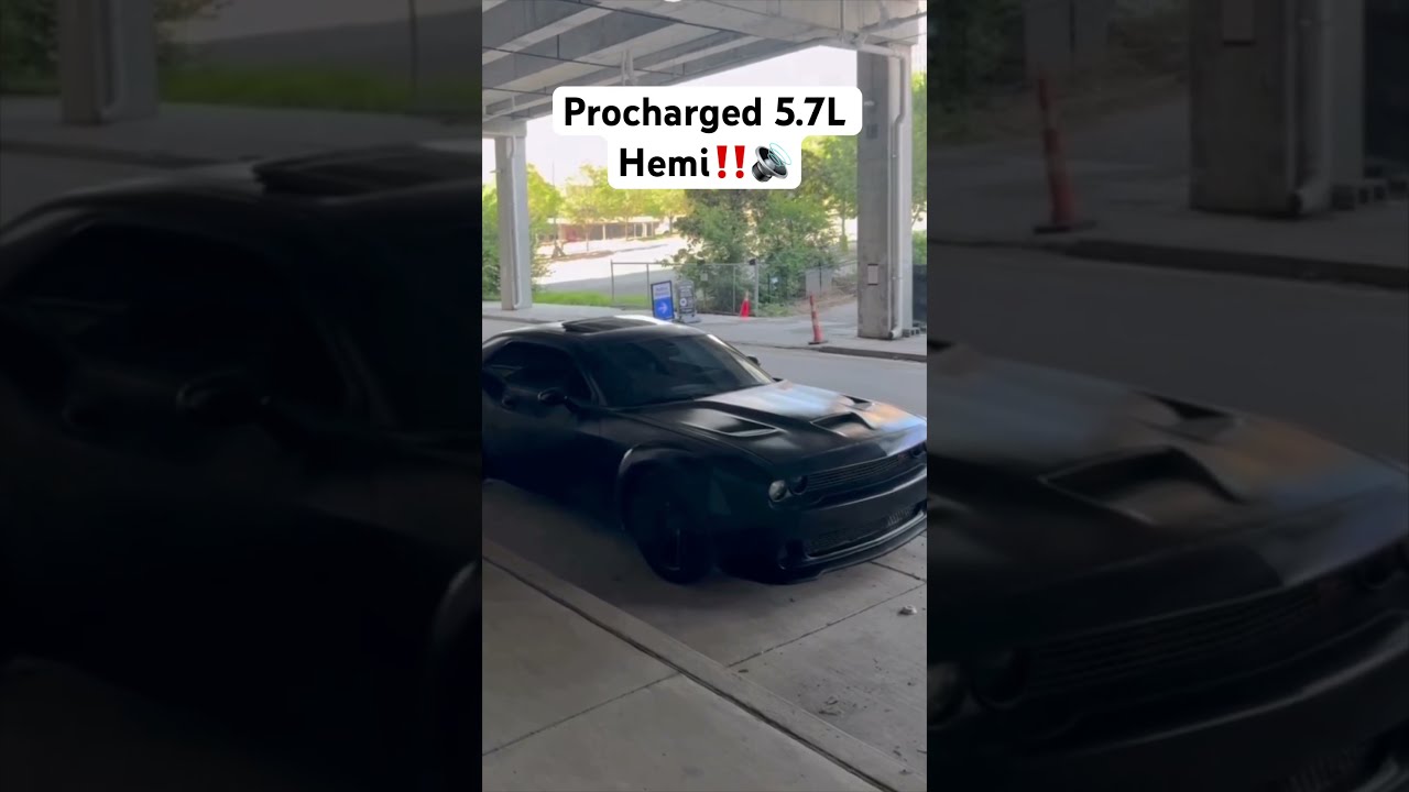 Procharged 5 7L Hemi Dodge Challenger R T 