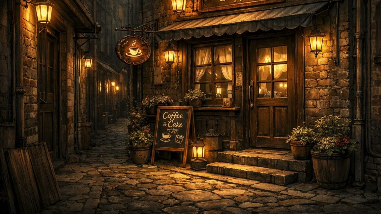 【フリーBGM】路地裏の喫茶店