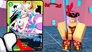 Fighting Blox Fruits HARDEST Bosses Using Card Abilities..