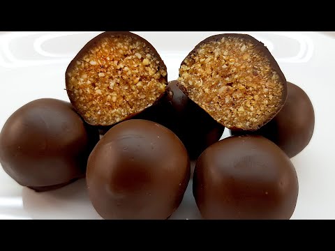 In 5 minutes dessert WITHOUT baking How to make homemade sweets! #092