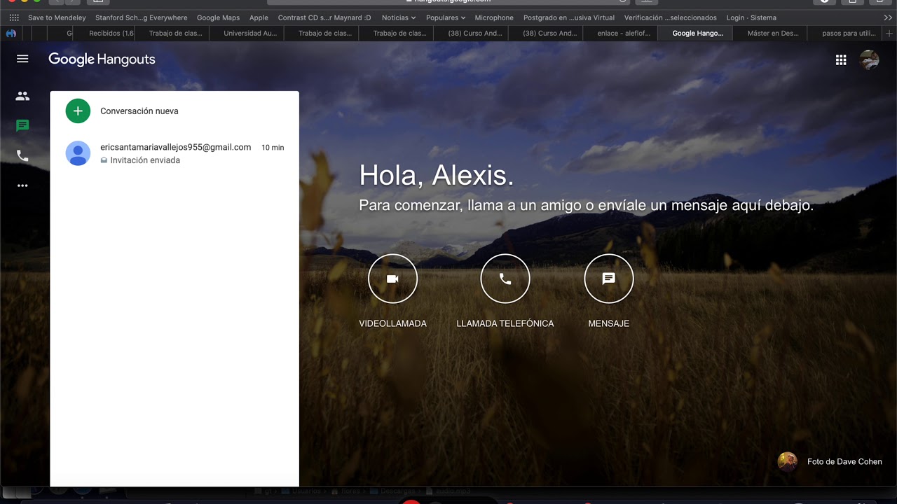 Hangout'u bilgisayara indir