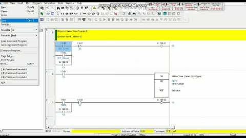 Program PLC PINTU GARASI OTOMATIS