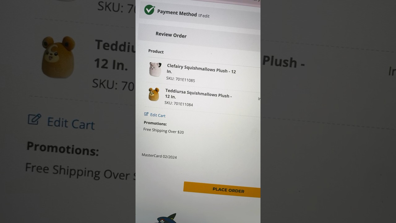 Go to pokemoncenter.com and get your squishmallows 