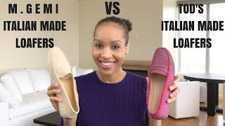 Battle of the Loafers TOD S VS M GEMI Italian Made Shoes