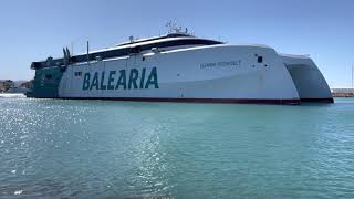 Travelling by Balearia ferry from Denia to Ibiza and Mallorca